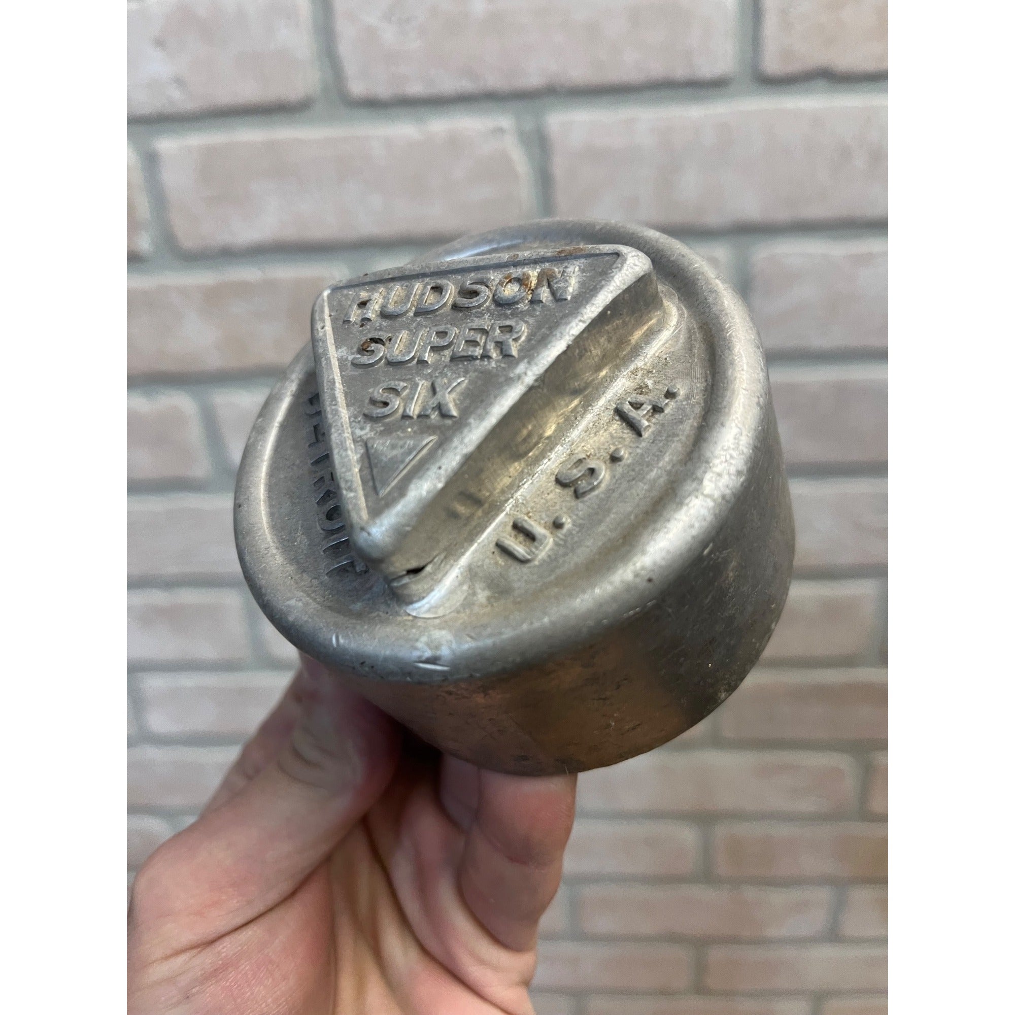 Original 1920s Hudson Super Six Detroit Car Automobile Thread-On Cap Grease Dust Cover