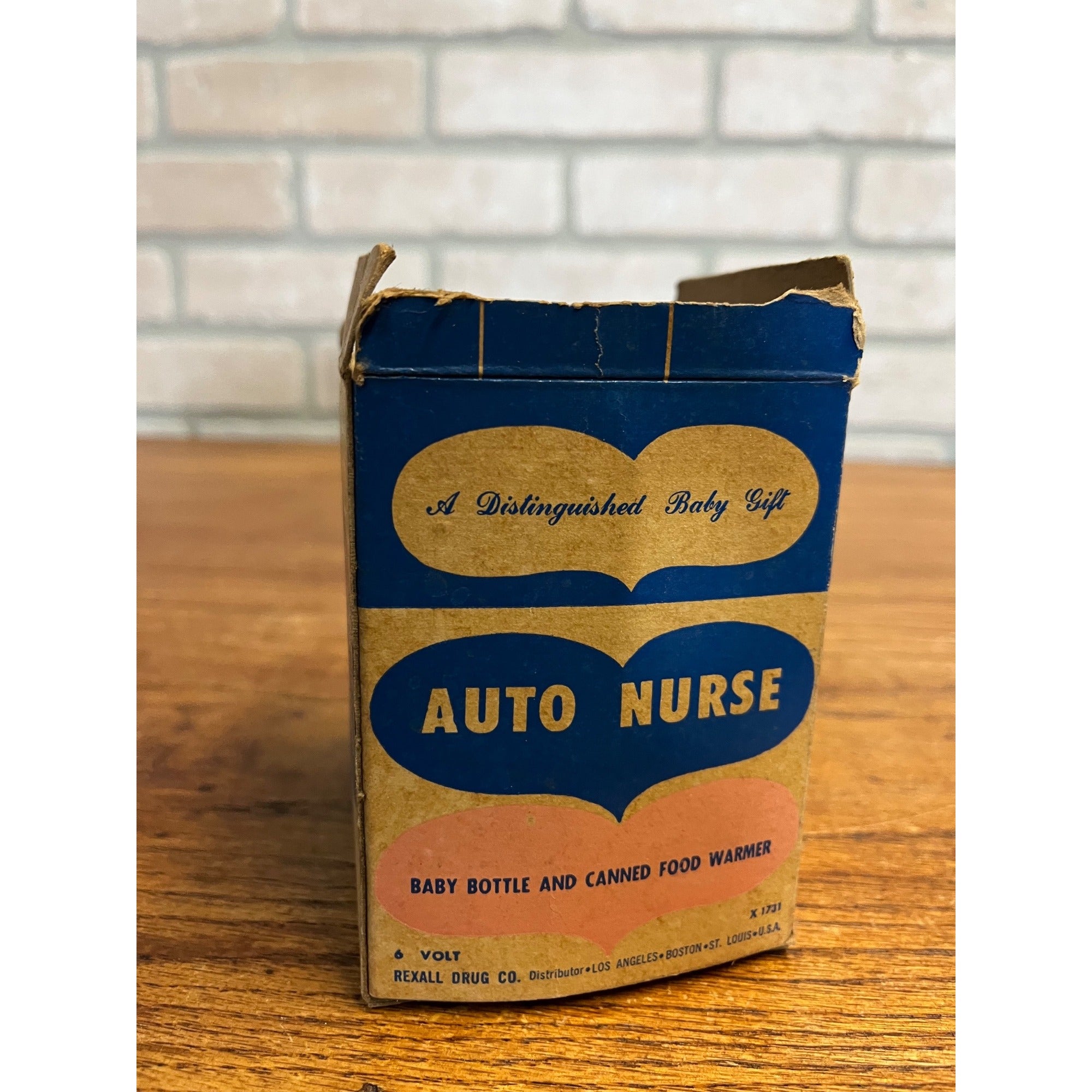 Vintage Stork Hospital Medical Baby Bottle Warmer Auto Nurse Rexall Drug Co.