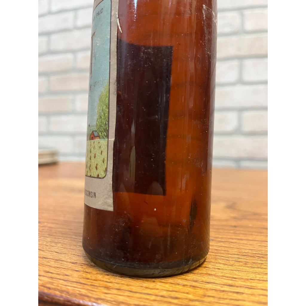 Vintage Harvest Beer IRTP Label 12oz Bottle Harold C. Johnson Lomira WI Wis