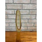 Vintage 1960s MCM Golden Yellow Viking Glass Swung Vase 15"