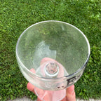 Vintage Fox Head 400 Beer Glass Waukesha Wisconsin Stemmed