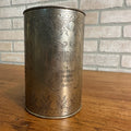 Vintage The Finest Quality of CUBAN SUGAR Silver Plated Brass CAN Country Store