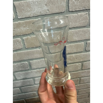 ORIGINAL PABST BLUE RIBBON BEER PILSNER 6oz TULIP DRINKING GLASS BAR MANCAVE VTG