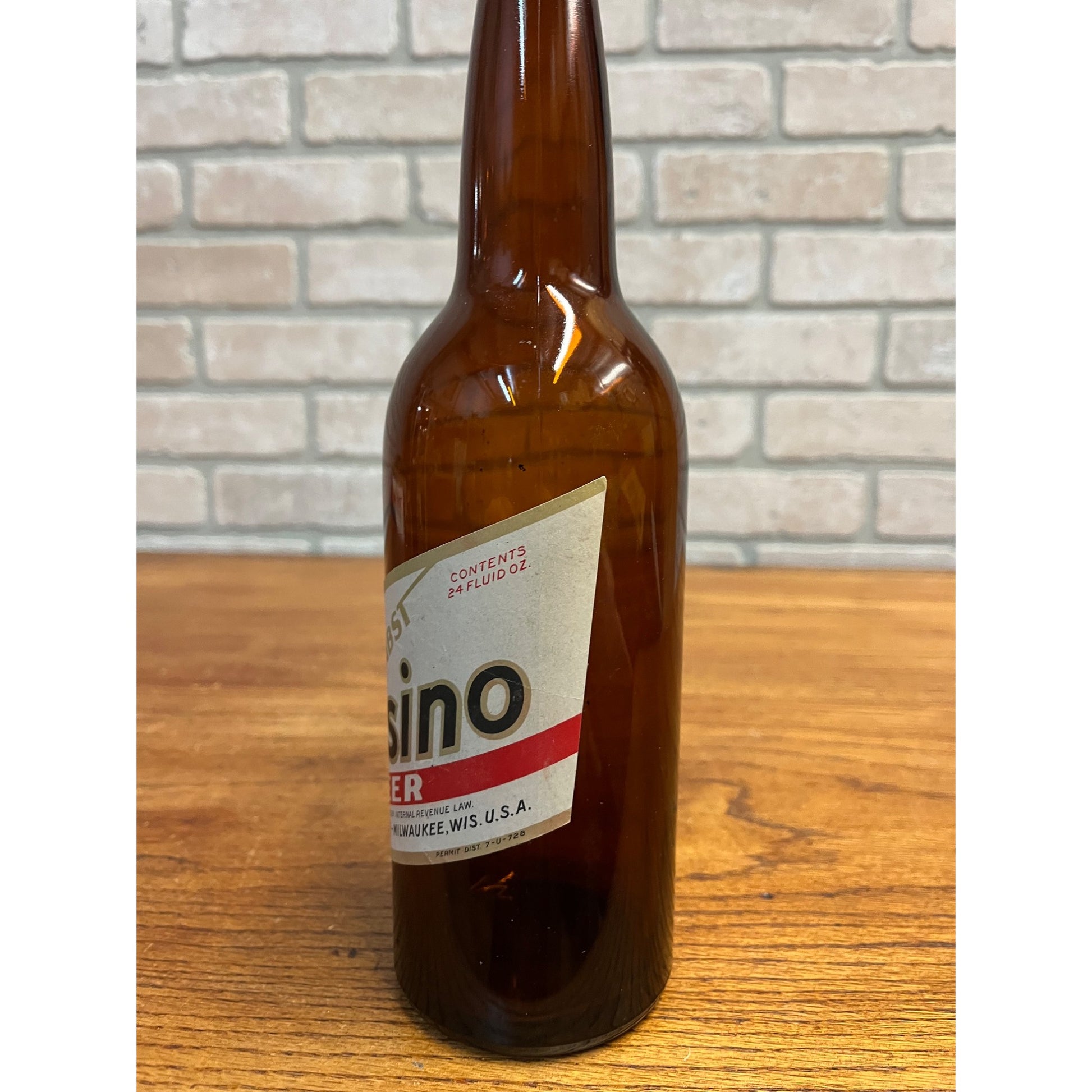 Vintage Pabst Premier Casino Beer IRTP Paper Label Bottle Milwaukee 24oz
