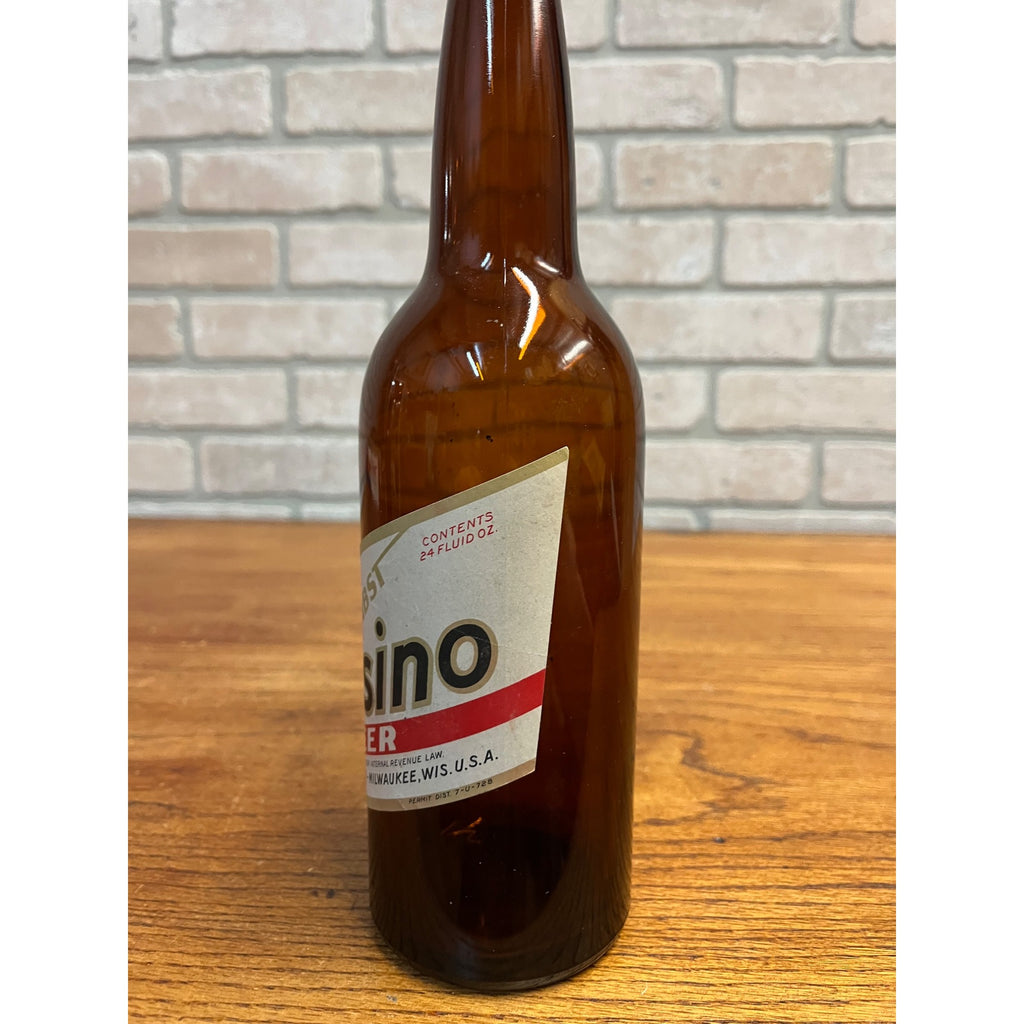 Vintage Pabst Premier Casino Beer IRTP Paper Label Bottle Milwaukee 24oz