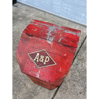 Vintage 1900s A&P Atlantic & Pacific Co. Wooden Coffee Bin General Store Country