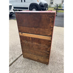 Vintage 1900s A&P Atlantic & Pacific Co. Wooden Coffee Bin General Store Country