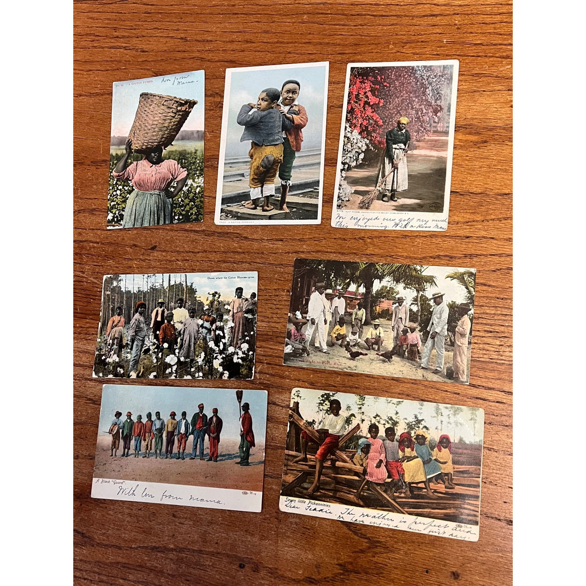 Vintage Black Americana Postcards & Black Doll Paperdolls Unused Book (1991)