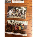 Vintage Black Americana Postcards & Black Doll Paperdolls Unused Book (1991)