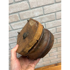 Antique Vintage Large Wooden 13.5" Hay Trolley Farm Rope Pulley