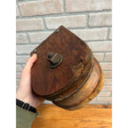 Antique Vintage Large Wooden 13.5" Hay Trolley Farm Rope Pulley