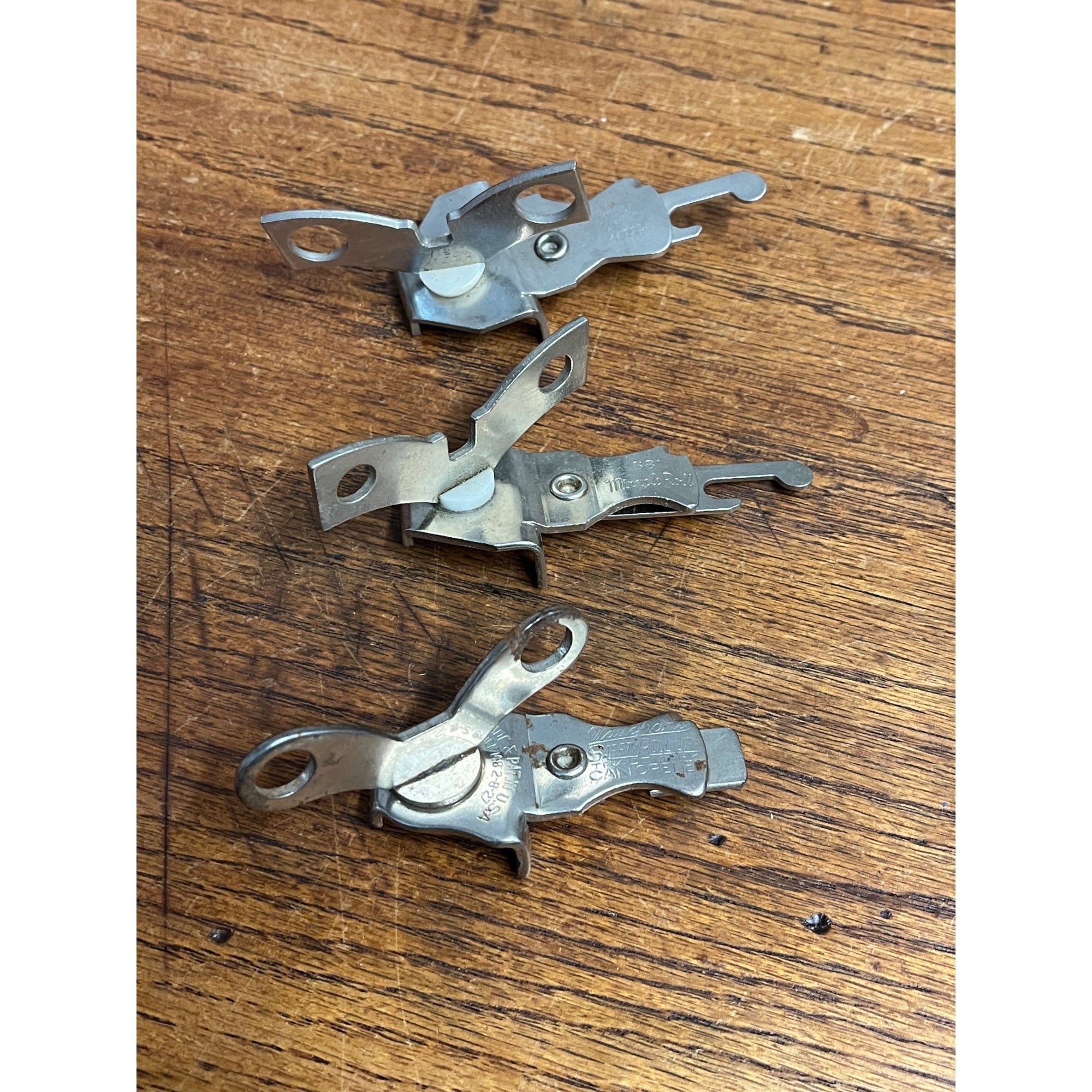 Vintage Vaughan's Safety Roll Jr. Hand Held Manual Can Openers Lot (3)