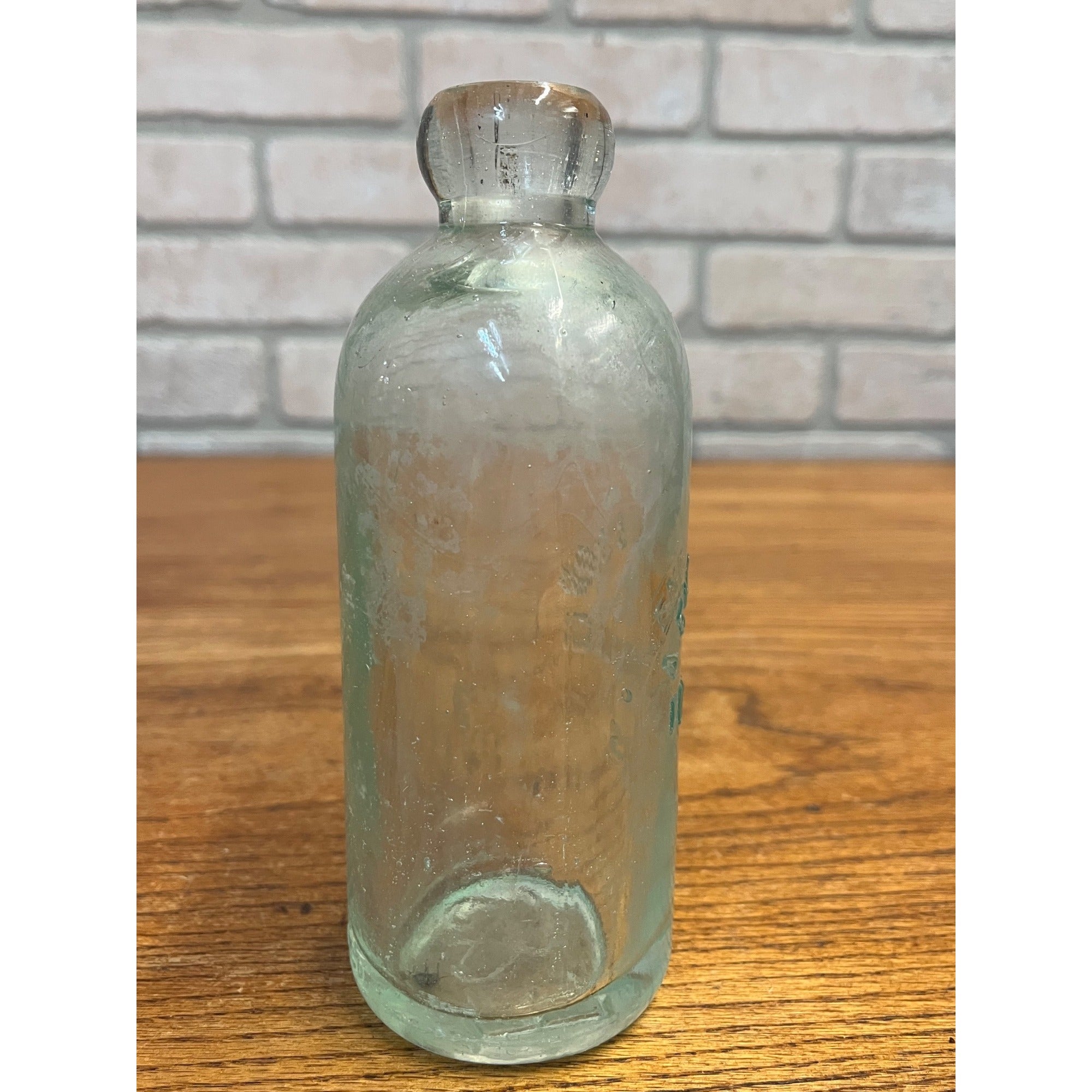 Antique A Engel & Son Fond du Lac Wis Embossed Soda Bottle Wisconsin
