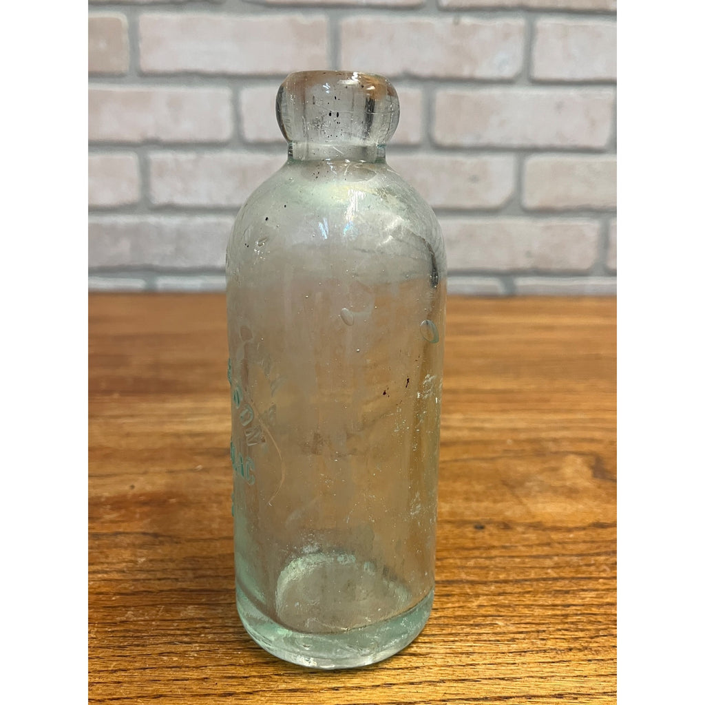 Antique A Engel & Son Fond du Lac Wis Embossed Soda Bottle Wisconsin
