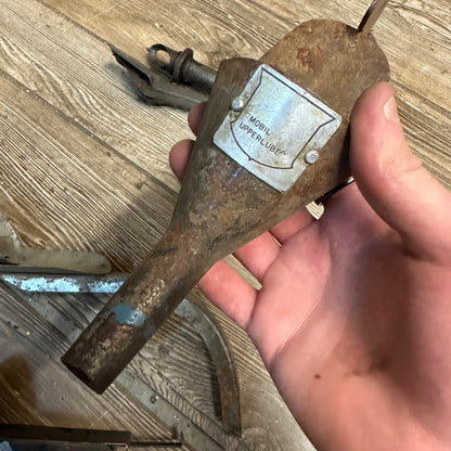 Vintage Lot (5) Oil Can Punch Steel Pour Spouts