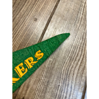 Vintage 1960s Green Bay Packers 12" Mini NFL Felt Pennant