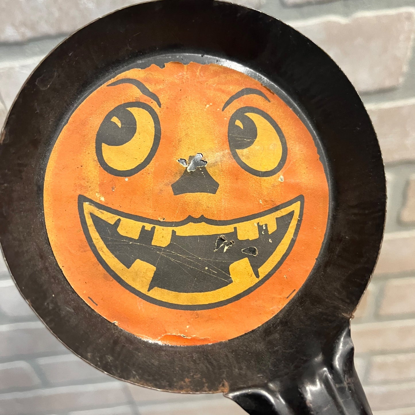 Vintage c1920s Halloween Jack O Lantern JOL Face Noisemaker German?