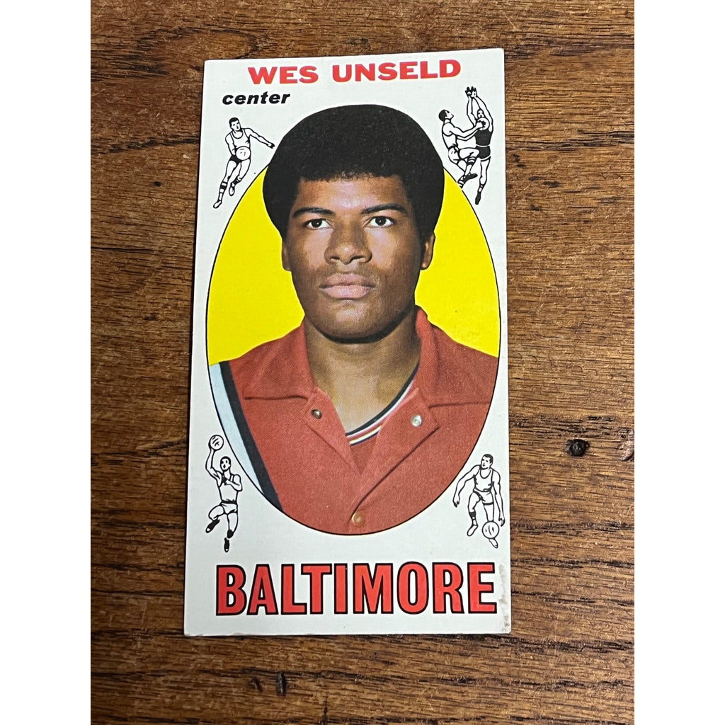1969-70 Topps Basketball #56 Wes Unseld Baltimore Bullets Rookie RC HOF