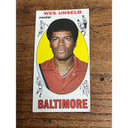 1969-70 Topps Basketball #56 Wes Unseld Baltimore Bullets Rookie RC HOF