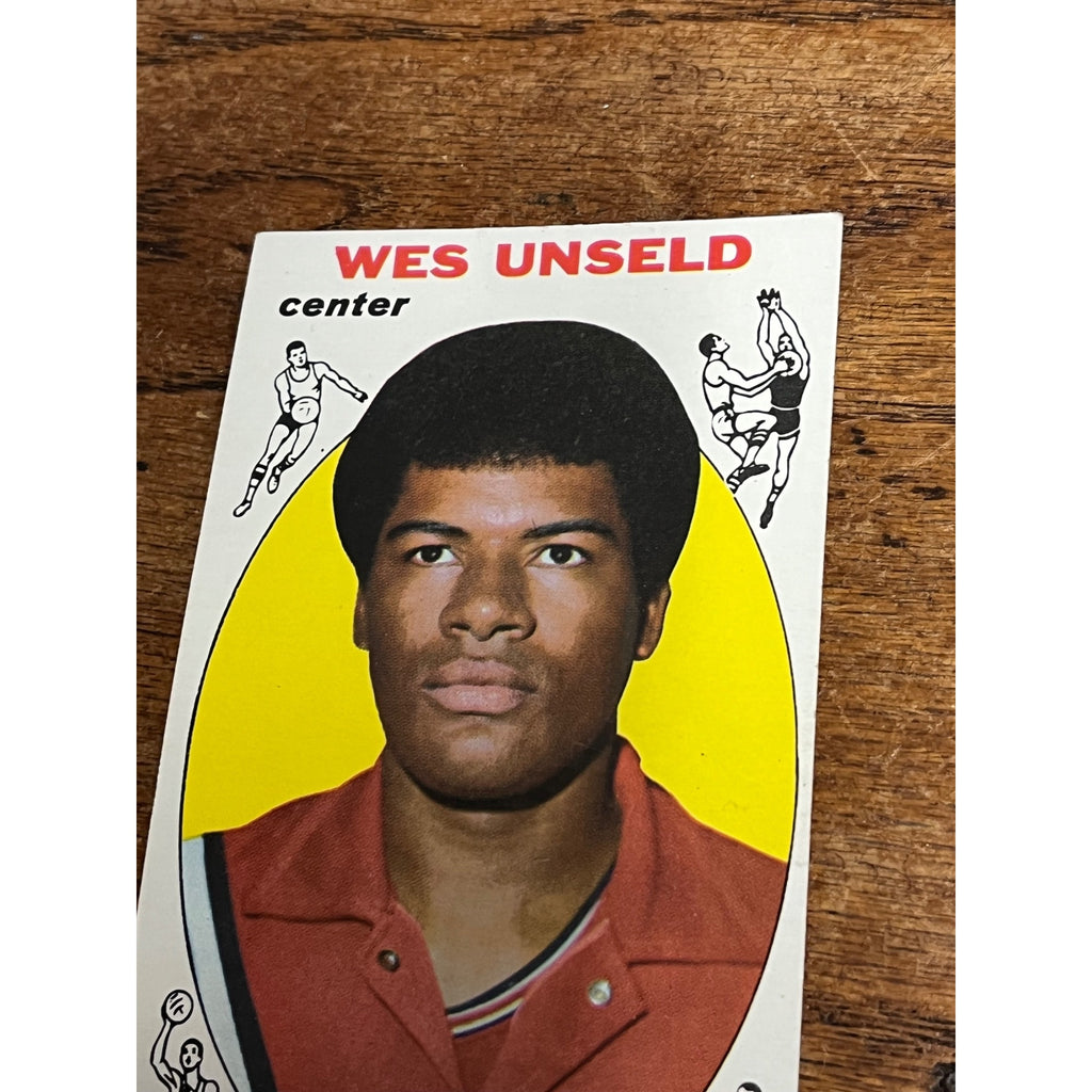 1969-70 Topps Basketball #56 Wes Unseld Baltimore Bullets Rookie RC HOF