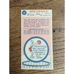 1969-70 Topps Basketball #56 Wes Unseld Baltimore Bullets Rookie RC HOF