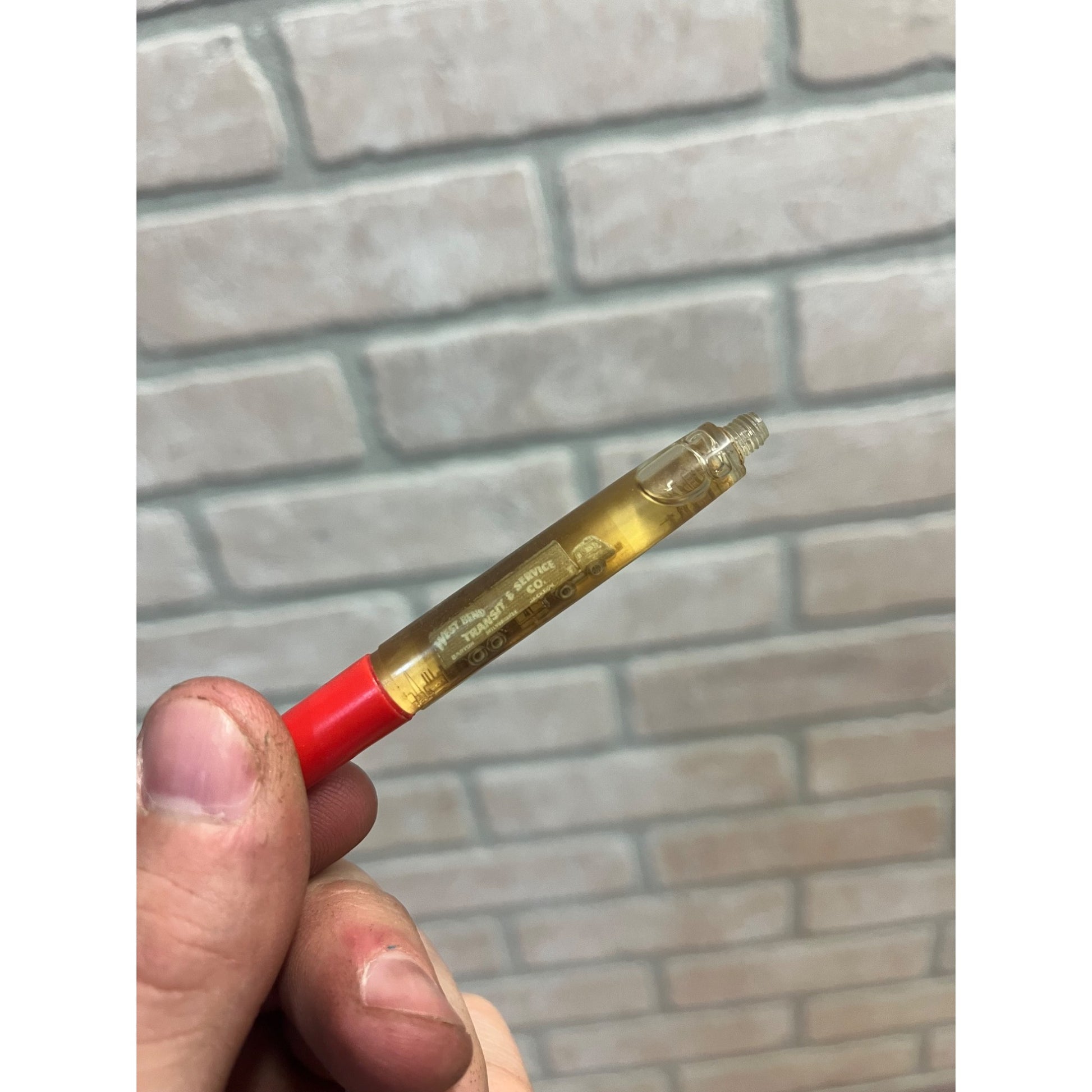 Vintage West Bend Transist Truck Service Advertising Mechanical Pencil Wisconsin