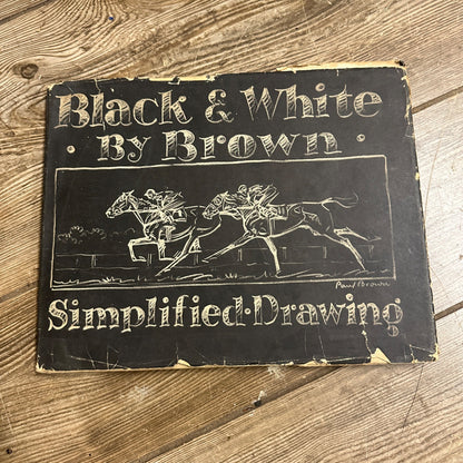 1939 Black & White Simplified Drawing by Paul Brown 1st Edition Hardcover