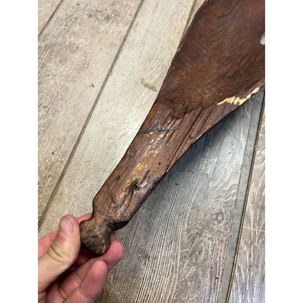 Antique Primitive Farm Shoulder Yoke For Carrying Buckets or Maple Sap 37" Hand Carved