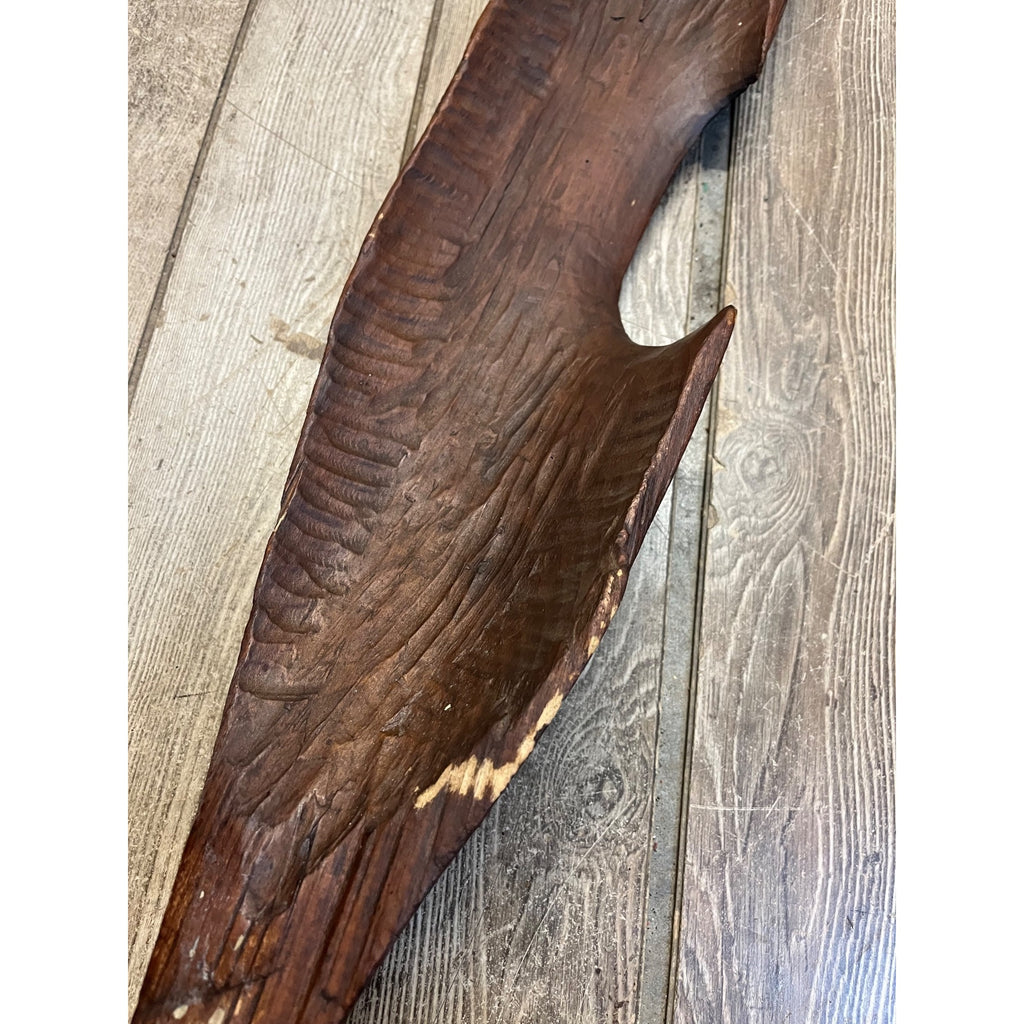 Antique Primitive Farm Shoulder Yoke For Carrying Buckets or Maple Sap 37" Hand Carved