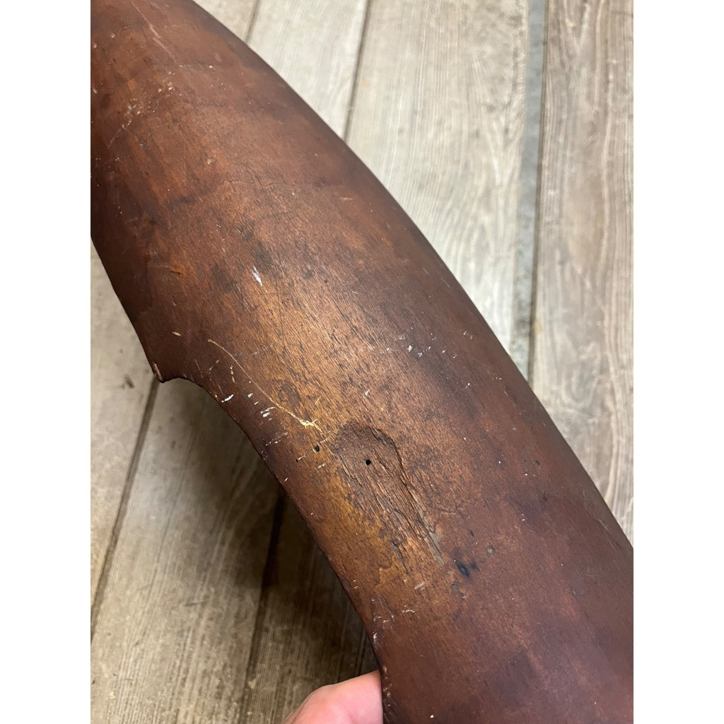 Antique Primitive Farm Shoulder Yoke For Carrying Buckets or Maple Sap 37" Hand Carved