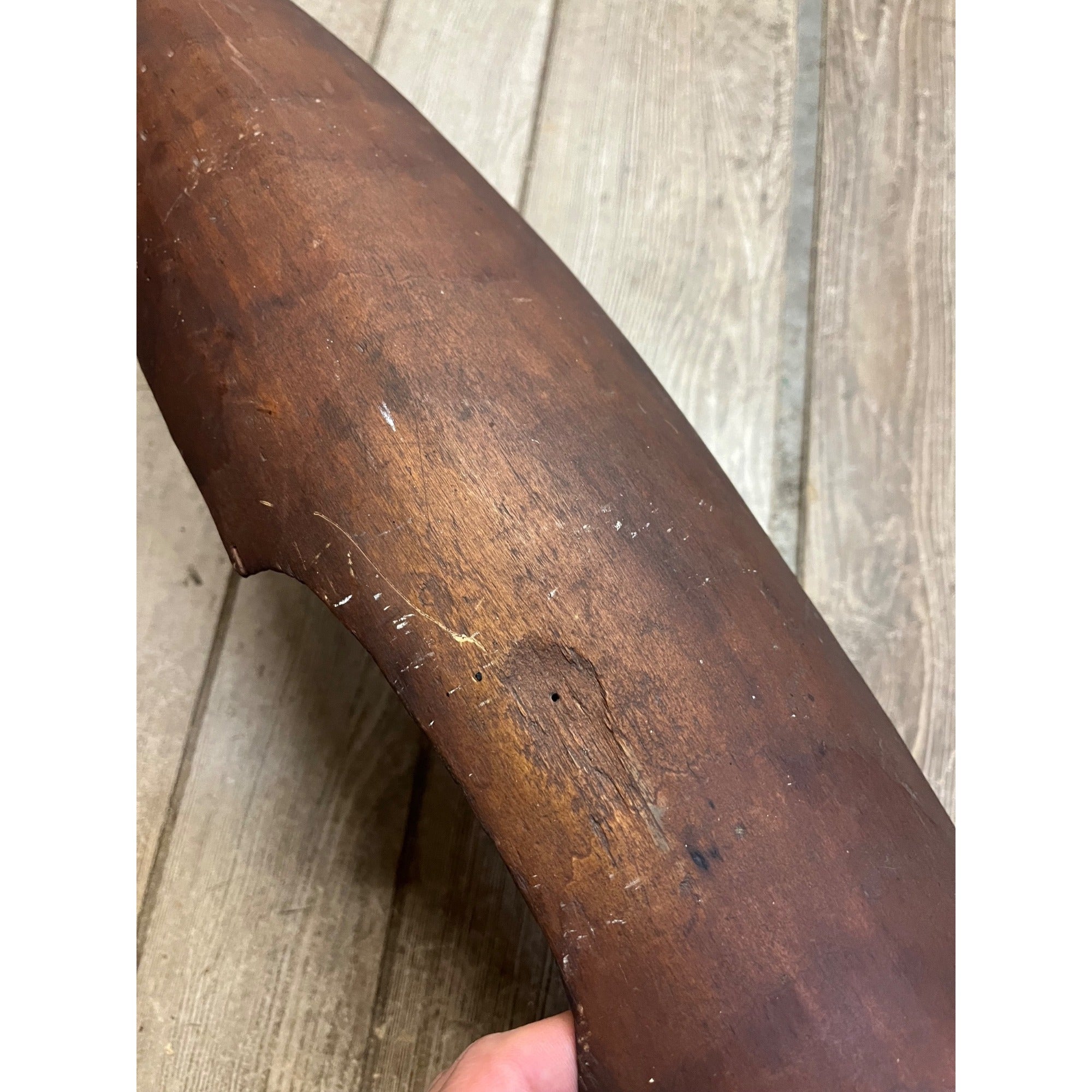 Antique Primitive Farm Shoulder Yoke For Carrying Buckets or Maple Sap 37" Hand Carved