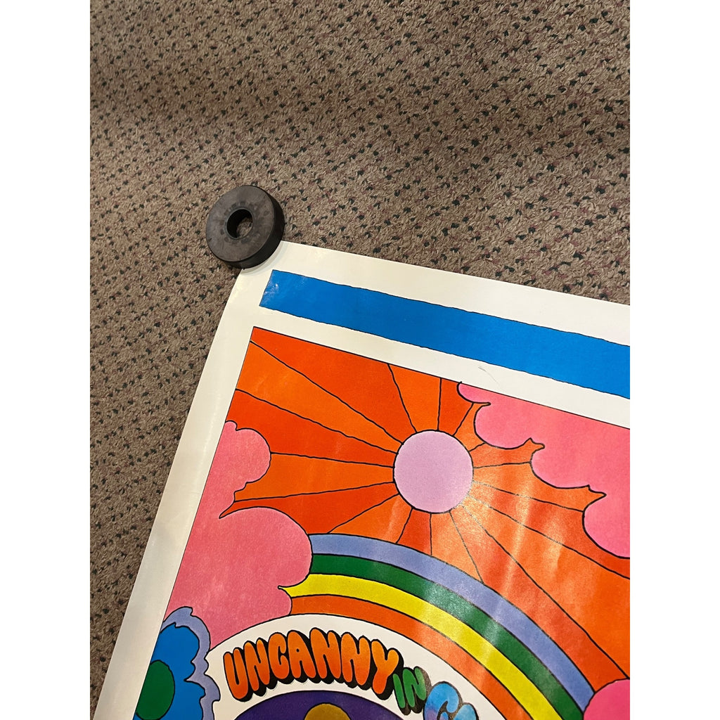 RARE Vintage 1969 7UP #Uncanny in Cans Poster By John Alcom  34"x21" Psychadelic