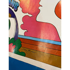 RARE Vintage 1969 7UP #Uncanny in Cans Poster By John Alcom  34"x21" Psychadelic