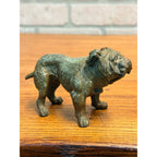 EXCEPTIONAL Antique Bronze Cold-Painted Bulldog Figure Bull Dog Austrian 4.5"