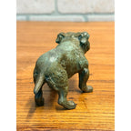 EXCEPTIONAL Antique Bronze Cold-Painted Bulldog Figure Bull Dog Austrian 4.5"