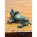 EXCEPTIONAL Antique Bronze Cold-Painted Bulldog Figure Bull Dog Austrian 4.5"