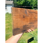 Vintage Clicquot Club Ginger Ale Soda Advertising Wood Crate Panel Sign