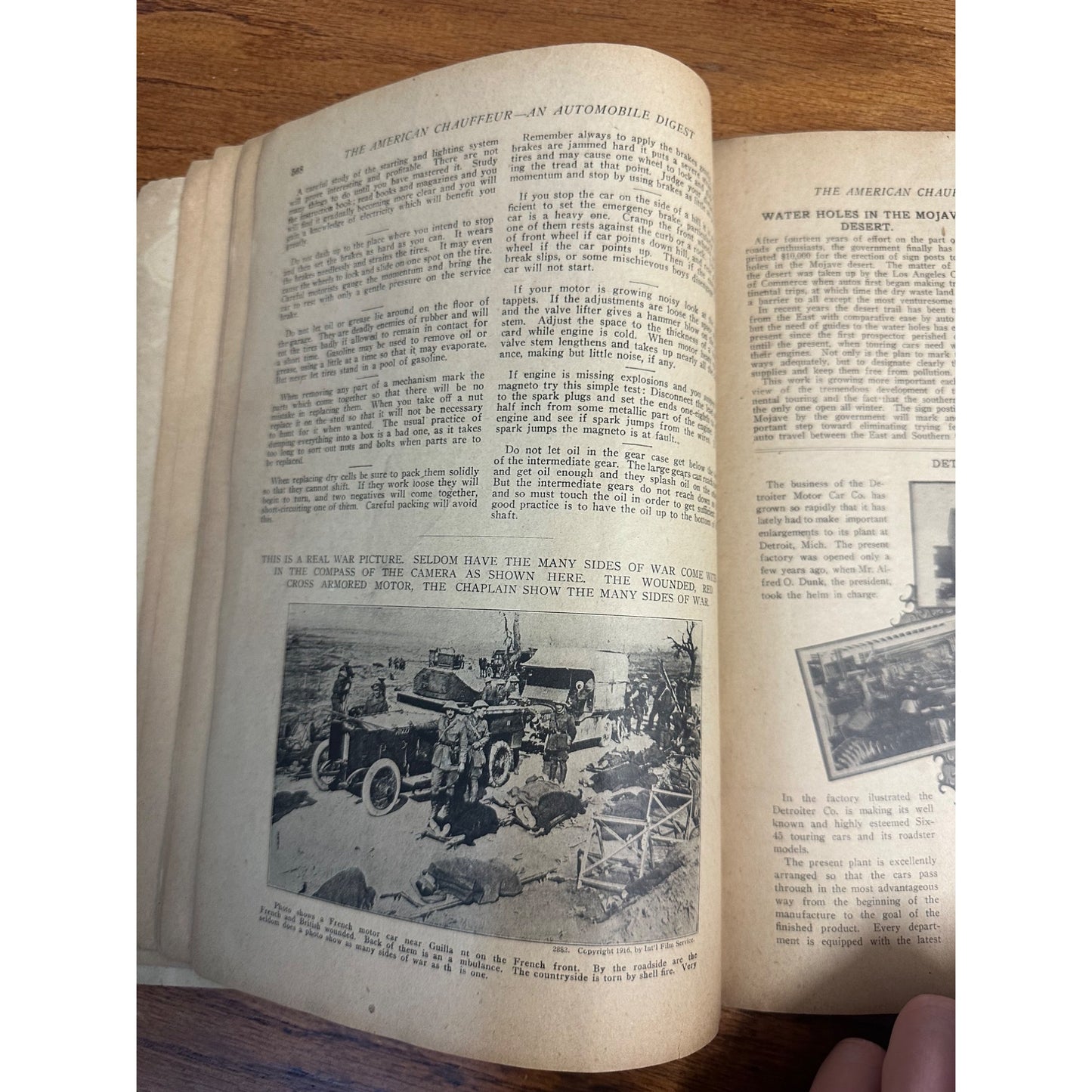 Vintage 1916 The American Chauffeur Automobile Digest Magazine December Ads!!