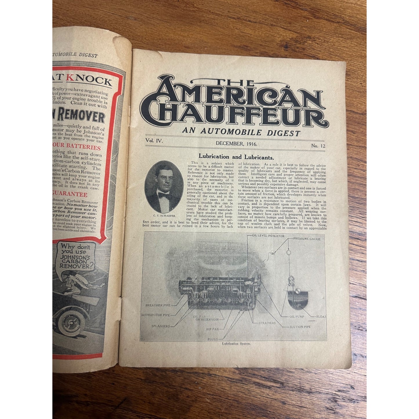 Vintage 1916 The American Chauffeur Automobile Digest Magazine December Ads!!