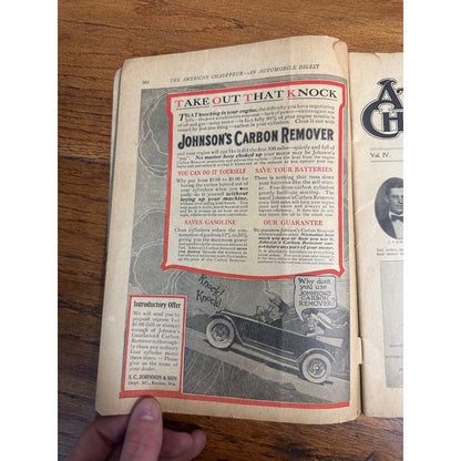 Vintage 1916 The American Chauffeur Automobile Digest Magazine December Ads!!