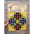 Baseball Candy Bar Game Board 5 Cents A Bat E. P. Fargusson Novelty Sales Co.
