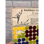 Baseball Candy Bar Game Board 5 Cents A Bat E. P. Fargusson Novelty Sales Co.