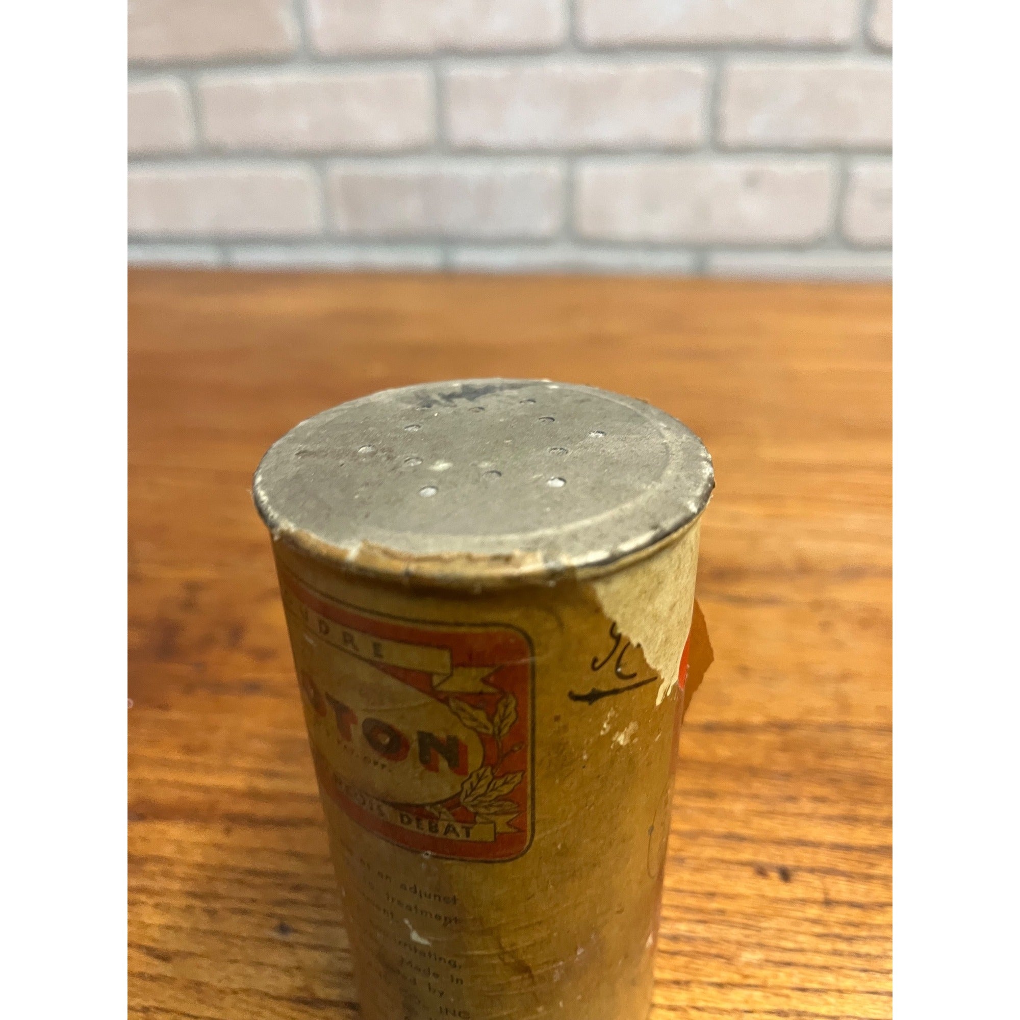 Vintage 1930s Inoton Powder Dr. Debat FULL UNOPENED Pharmacy Apothecary Bottle