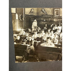 Vintage Early 1900s Cabinet Photo One-Room School House Classroom Sauk City Wis