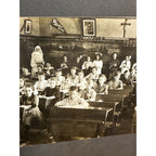 Vintage Early 1900s Cabinet Photo One-Room School House Classroom Sauk City Wis