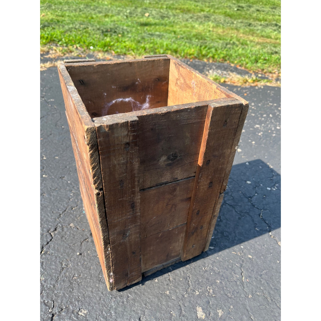 Vintage Frank Pasch Milwaukee Wis Soda Advertising Wood Crate Kiel Bottling Works