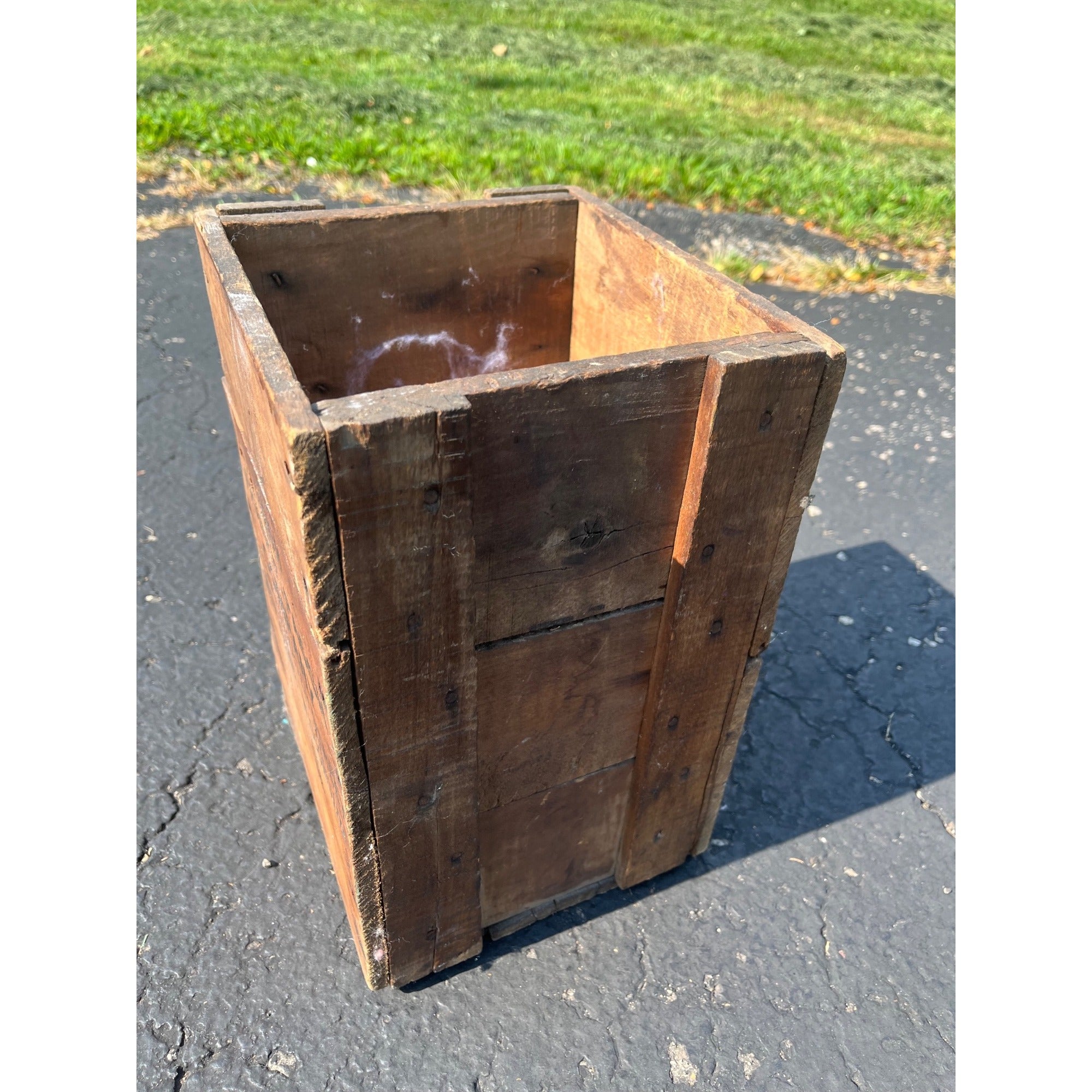 Vintage Frank Pasch Milwaukee Wis Soda Advertising Wood Crate Kiel Bottling Works