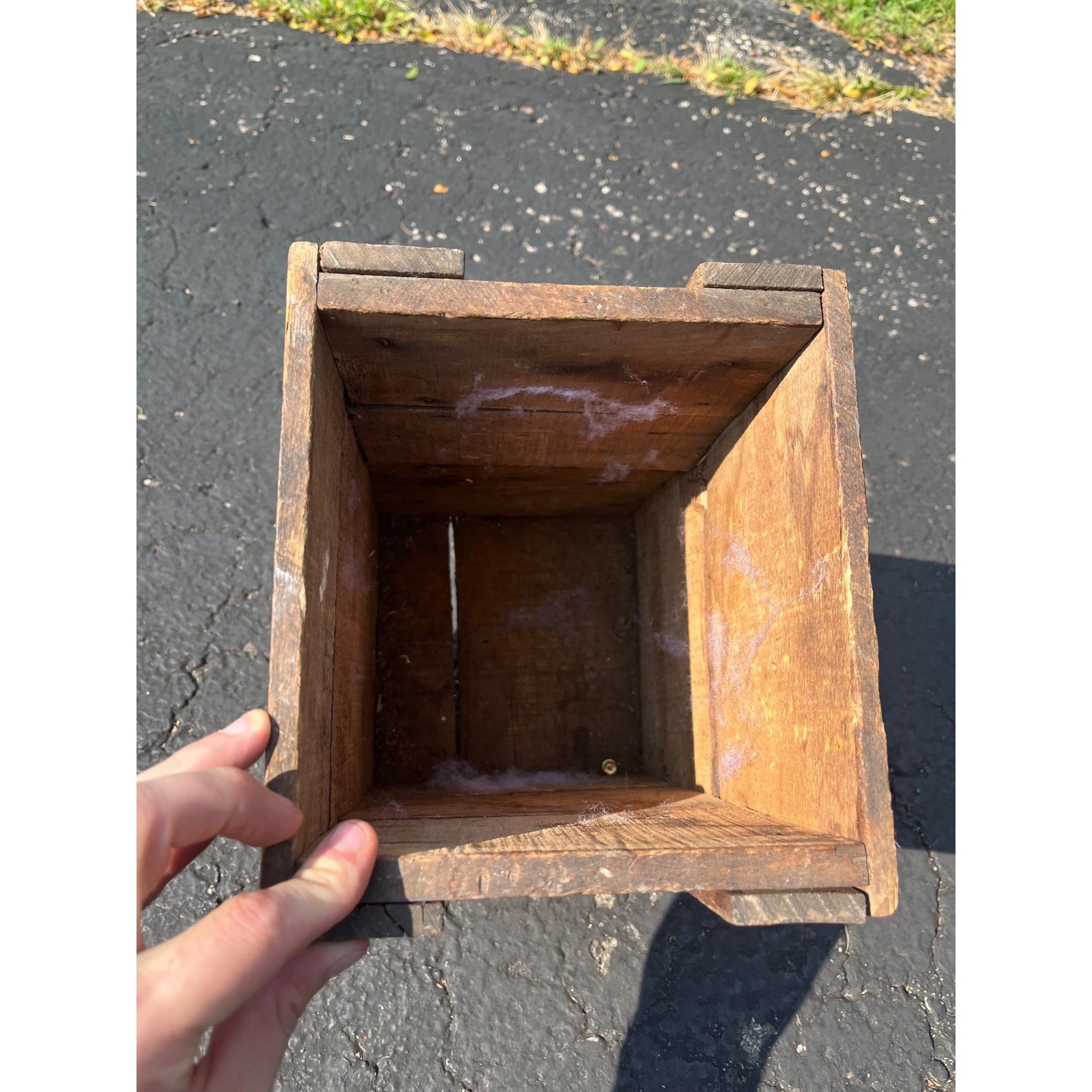Vintage Frank Pasch Milwaukee Wis Soda Advertising Wood Crate Kiel Bottling Works