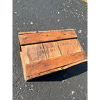 Vintage Frank Pasch Milwaukee Wis Soda Advertising Wood Crate Kiel Bottling Works