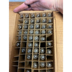 Vintage Box of Kimble Glass Laboratory Pharmacy Tubes 53pc Kimax 6" Long